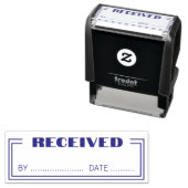 Received Simple Account Self Inking Rubber Stamp Permastempel (Beispiel)