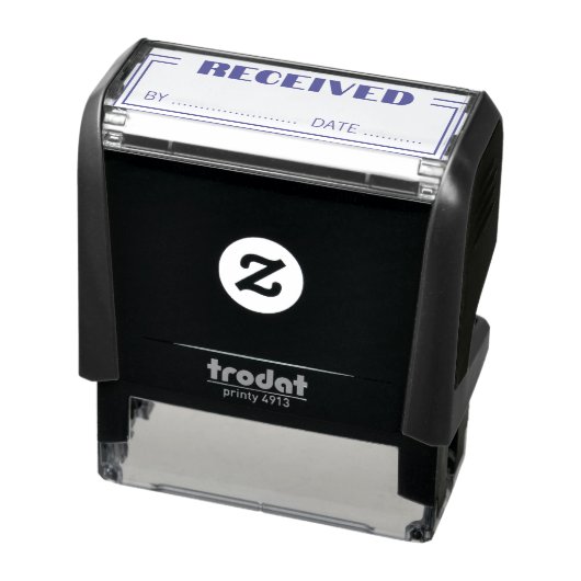 Received Simple Account Self Inking Rubber Stamp Permastempel (Produkt)