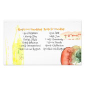 Recept voor Vriendschap Fotodruck (Vorne)