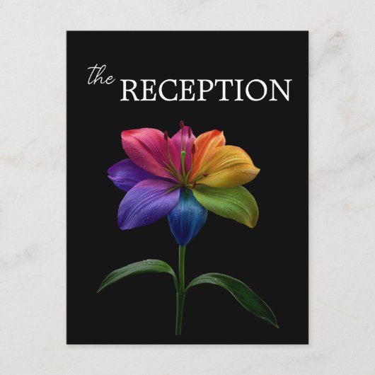 🌈Reception Details Begleitkarte (Vorderseite)