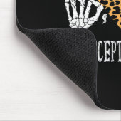 Receptionist Peace Liebe Pumpkin Fun Halloween Leo Mousepad (Ecke)