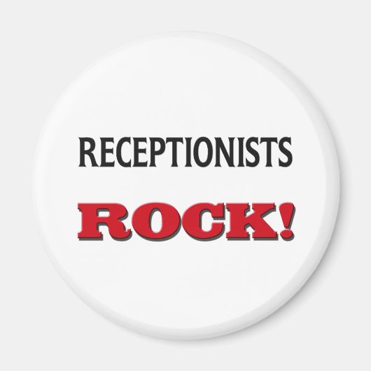 Receptionist Rock Magnet (Vorne)