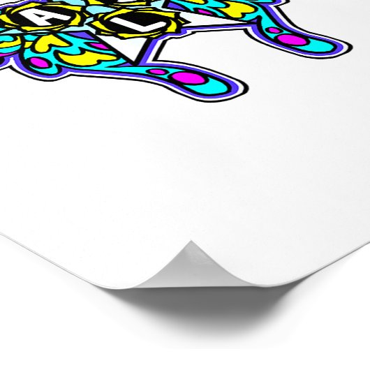 Recess Boss Battle Friends Winged Poster (Ecke)