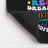 Recess Dream Team Teachers Students Monitor Back T Mousepad (Ecke)