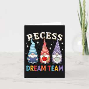 Recess Squad Teacher Paraeducator Dream Team Mitta Karte