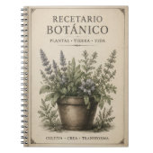 recetario botanico de bolsillo notizblock (Vorderseite)
