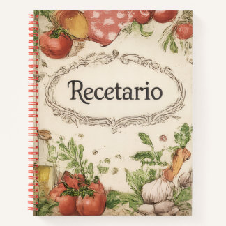 recetario notizblock
