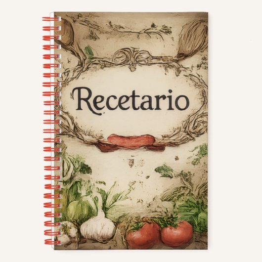 recetario notizblock (Vorderseite)