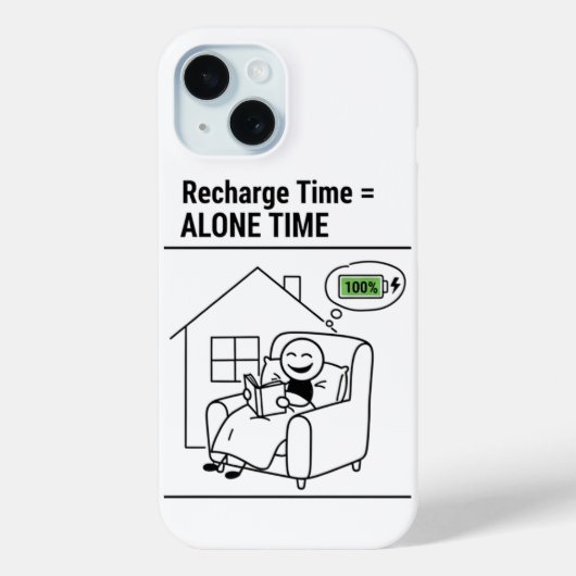 Recharge Time = Alleintelefongehäuse - Funny Gift Case-Mate iPhone Hülle (Rückseite)