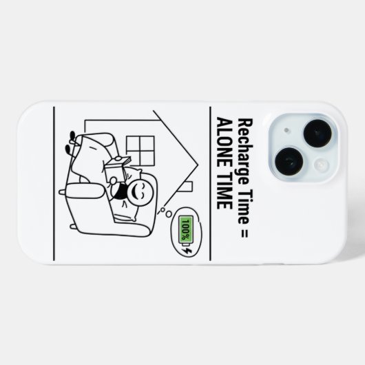 Recharge Time = Alleintelefongehäuse - Funny Gift Case-Mate iPhone Hülle (Rückseite (Horizontal))
