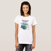 Recharge With Renewables Clean Energy Smile Design T-Shirt (Vorne ganz)