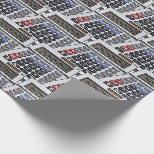 Rechenebenen Geschenkpapier (Ecke)