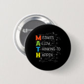 Rechenfehler ermöglichen Denken Button (Vorne & Hinten)