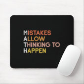 Rechenfehler ermöglichen Denken Mathematik Mousepad (Mit Mouse)