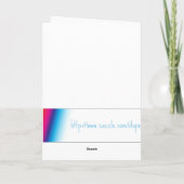 Rechenkarte Karte (Rückseite)