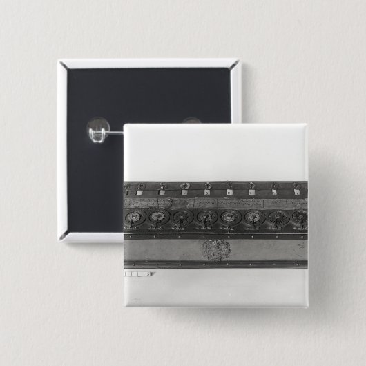 Rechenmaschine erfunden button (Vorne & Hinten)