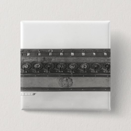 Rechenmaschine erfunden button (Vorderseite)