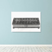 Rechenmaschine, erfunden leinwanddruck (Insitu (Holzboden))