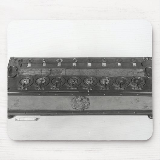 Rechenmaschine erfunden mousepad (Vorne)