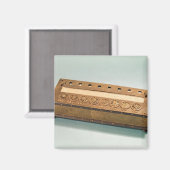 Rechenmaschine, erfunden von Blaise Pascal Magnet (Vorderseite/Rückseite)