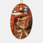 Rechenmaschine Keramik Ornament (Links)