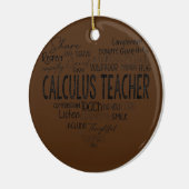 Rechenmaschine Mathematiklehrer Algebra Squad Keramik Ornament (Links)