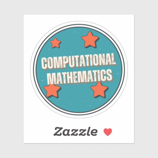 Rechenmathematik Aufkleber (Blatt)