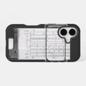 Rechenschieber iPhone 16 Hülle (Rückseite (Horizontal))