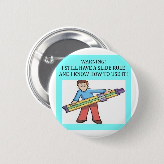 Rechenschieber-Mathe-Spaß Button (Vorne & Hinten)