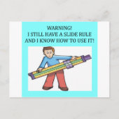Rechenschieber-Spaß Postkarte (Vorderseite)