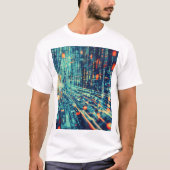 Rechenzentrum und digitale Welt T-Shirt (Vorderseite)