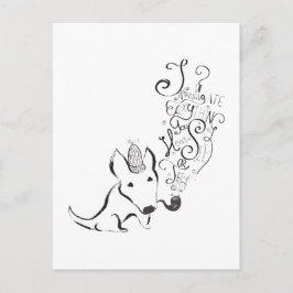 Recherchieren Sie alles, was English Bull Terrier  Postkarte