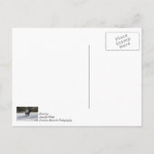 Rechnen Sie mit Ihrer Postkarte. Postkarte (Rückseite)