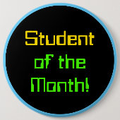 Rechnender themenorientierter "Student des Button (Vorderseite)