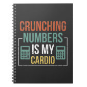 Rechner für die Buchungsnummer des Spaßes des Kont Notizblock (Vorderseite)