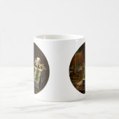 Rechner für Vintage Unternehmensrechner Kaffeetasse (Mittel)