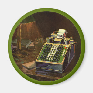 Rechner für Vintage Unternehmensrechner Magnet