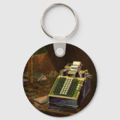 Rechner für Vintage Unternehmensrechner Schlüsselanhänger (Rückseite)