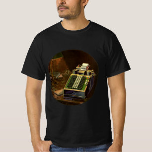 Rechner für Vintage Unternehmensrechner T-Shirt