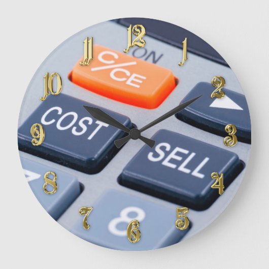 Rechner Große Wanduhr (Vorderseite)