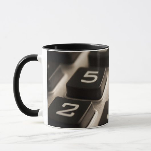 "Rechner Nah-up" Tasse (Links)