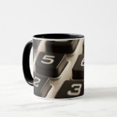 "Rechner Nah-up" Tasse (Vorderseite Links)