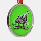 Rechner Ornament Aus Metall (Rechts)