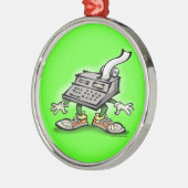 Rechner Ornament Aus Metall (Links)