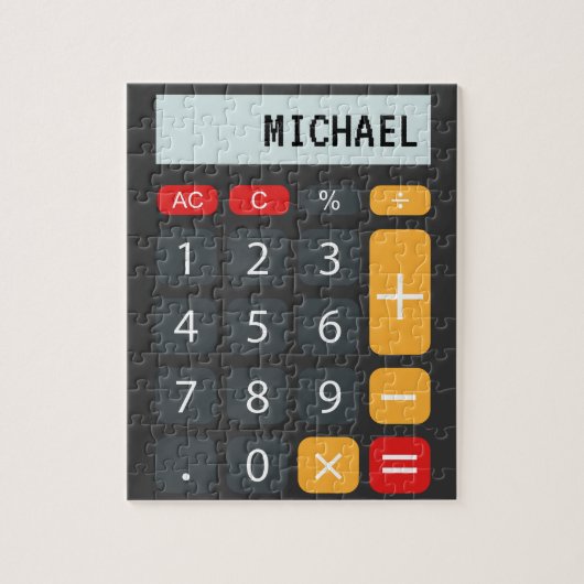 Rechner personalisierter Name Puzzle (Vertikal)