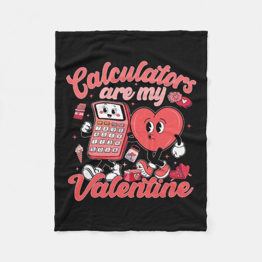 Rechner sind mein Valentiner Mathematiklehrer Vale Fleecedecke (Vorderseite)