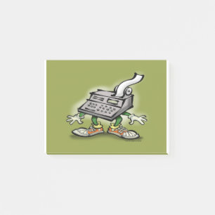 Rechner-Typ Post-it Klebezettel