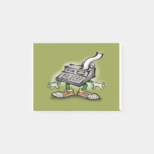 Rechner-Typ Post-it Klebezettel (Vorderseite)