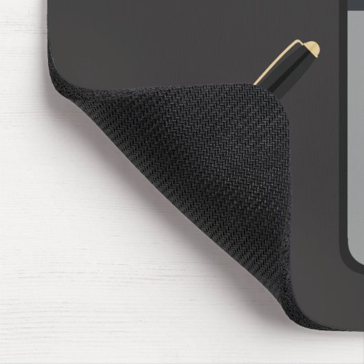 Rechner und Maus-Pad Mousepad (Ecke)