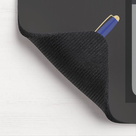 Rechner und Maus-Pad Mousepad (Ecke)